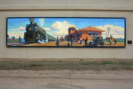 The Depot, full mural